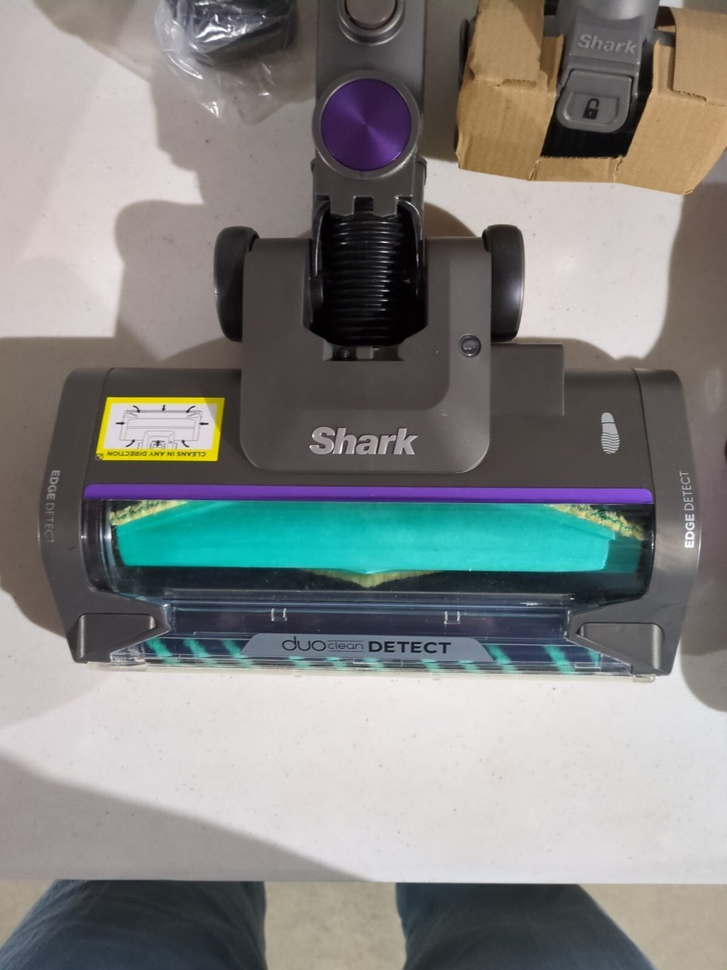 Shark Power Detect Cordless Stick Vacuum - Dark Gray - IP1251 - New