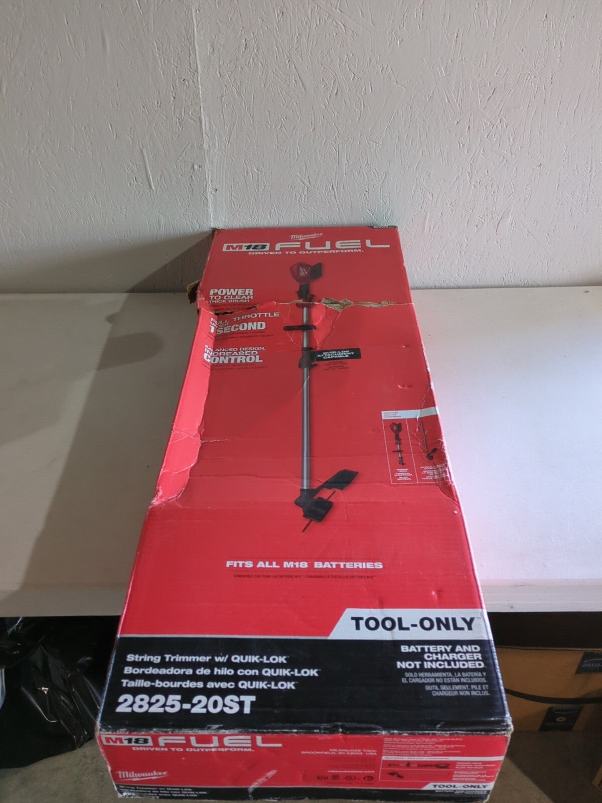 Milwaukee 2825-20ST M18 FUEL String Trimmer - (Tool Only) Red