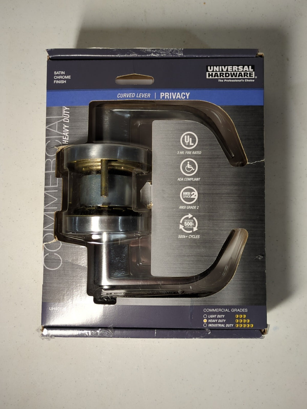 Universal Hardware Heavy Dty Commercial Privacy Door Lever Handle