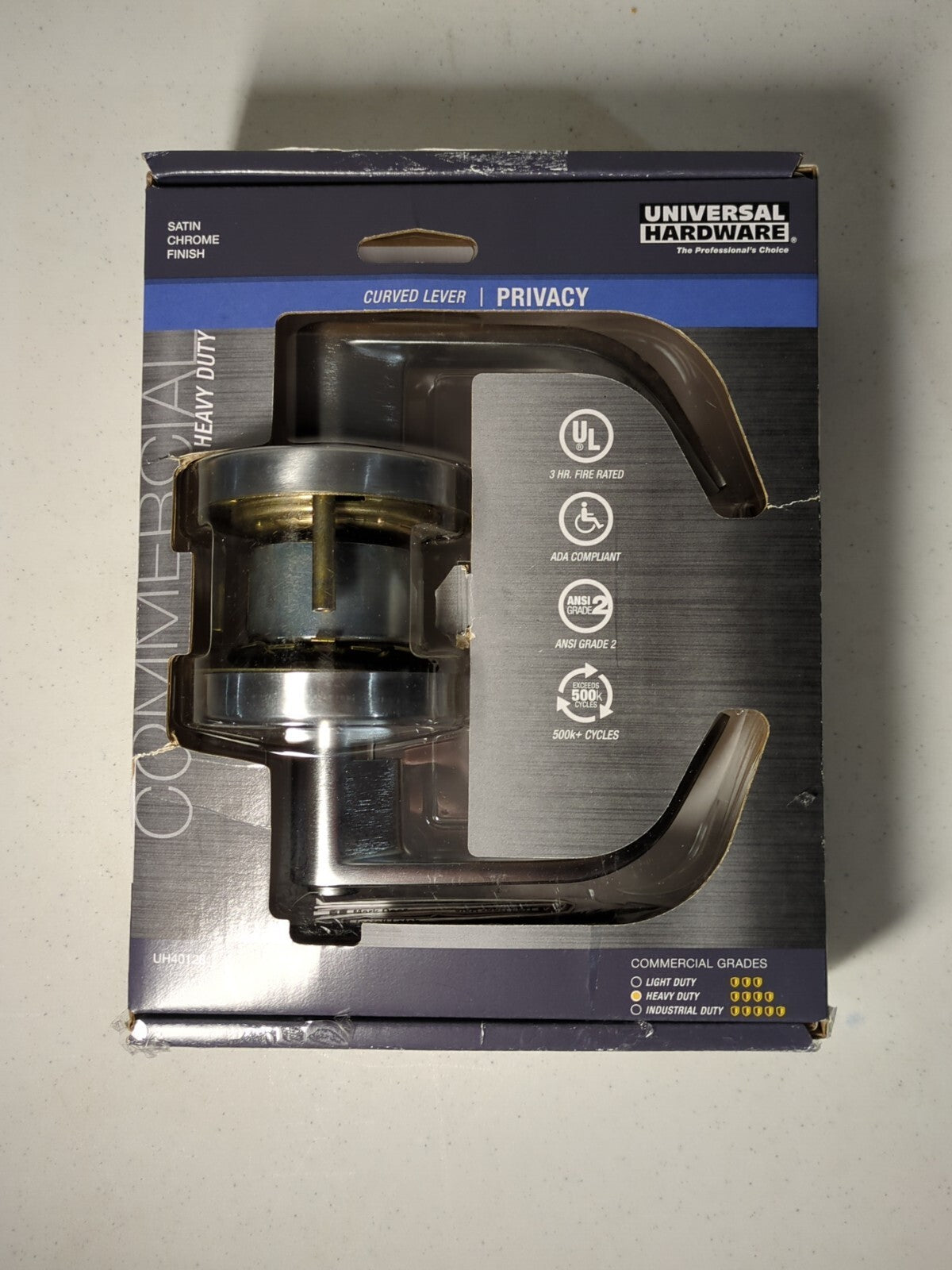 Universal Hardware Heavy Dty Commercial Privacy Door Lever Handle