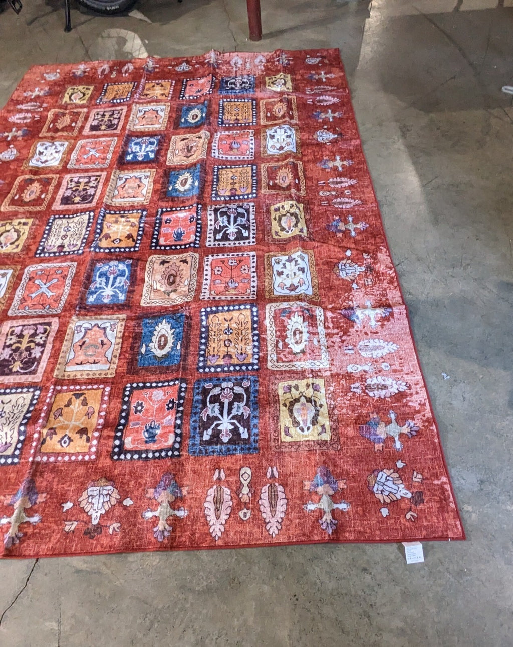 Area Rug 6x9 Brown Vintage Rug New Open Box