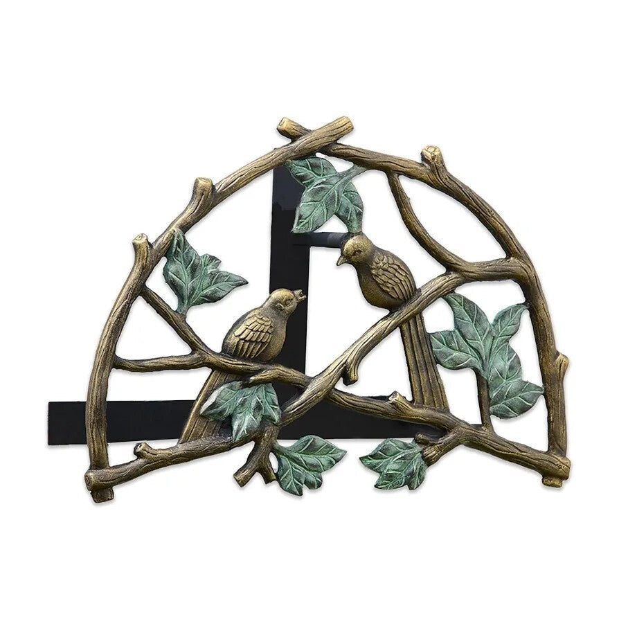 Aluminum Decorative Lovebirds Hose Holder SPI Home Hose Hanger/Holder