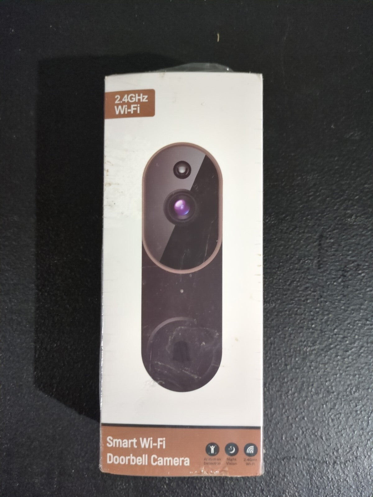 SMART WIFI DOORBELL CAMERA Unbranded SmartCam Black