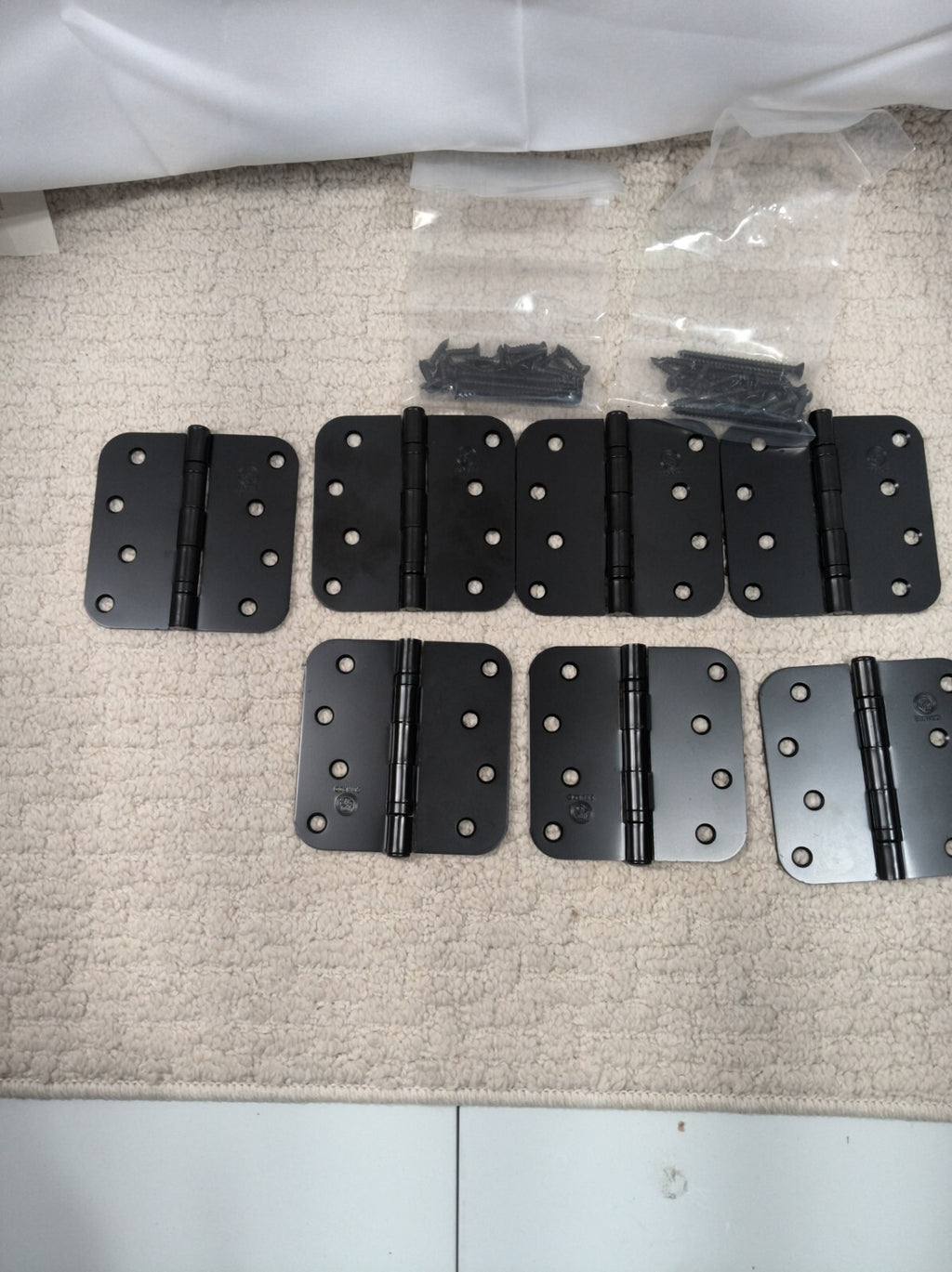 Lot Of 7 Penrod Ball Bearing Hinges 4" - 5/8" Radius