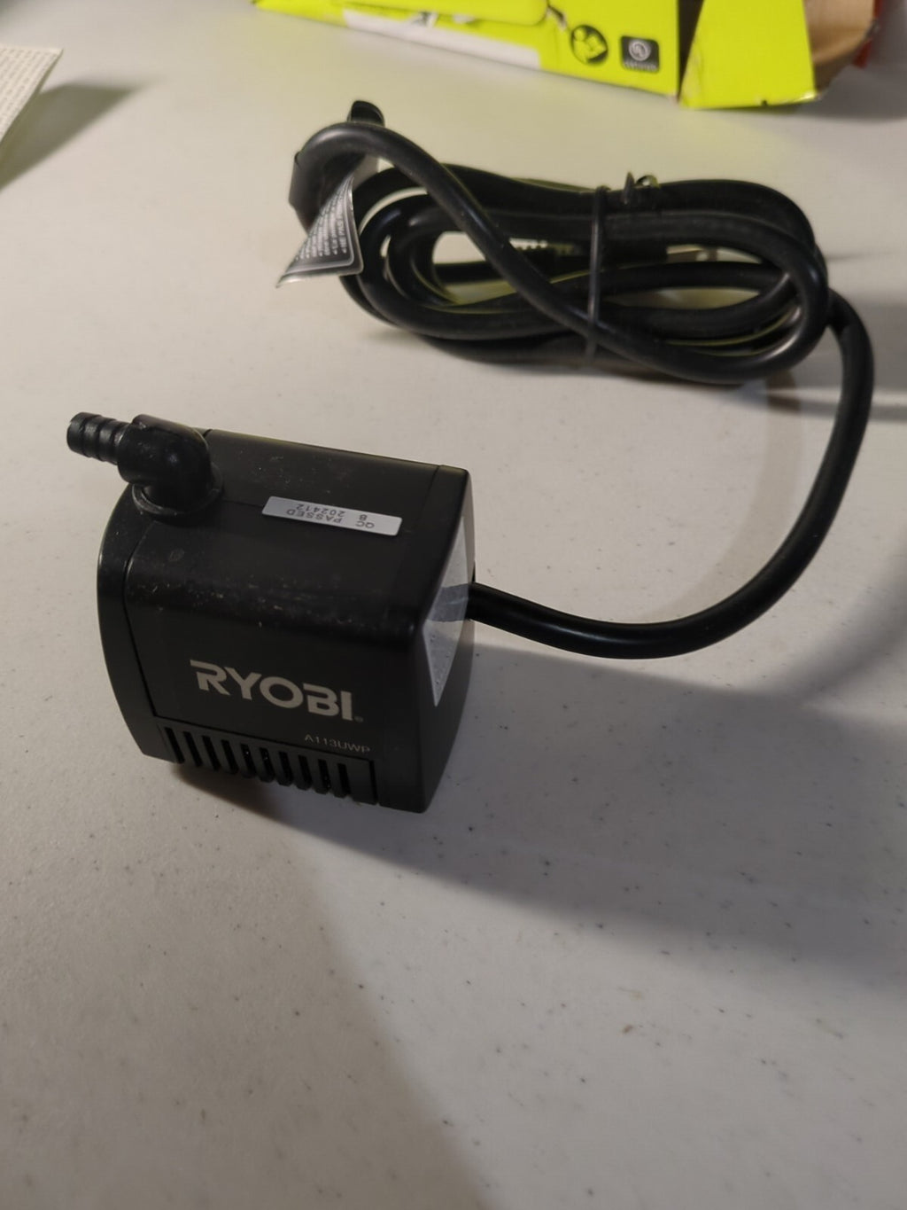 RYOBI Universal Water Pump A113UWP Gray Plastic