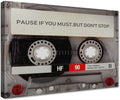 Novatique Retro Cassette Tape Canvas Wall Art 28x44 Inspirational