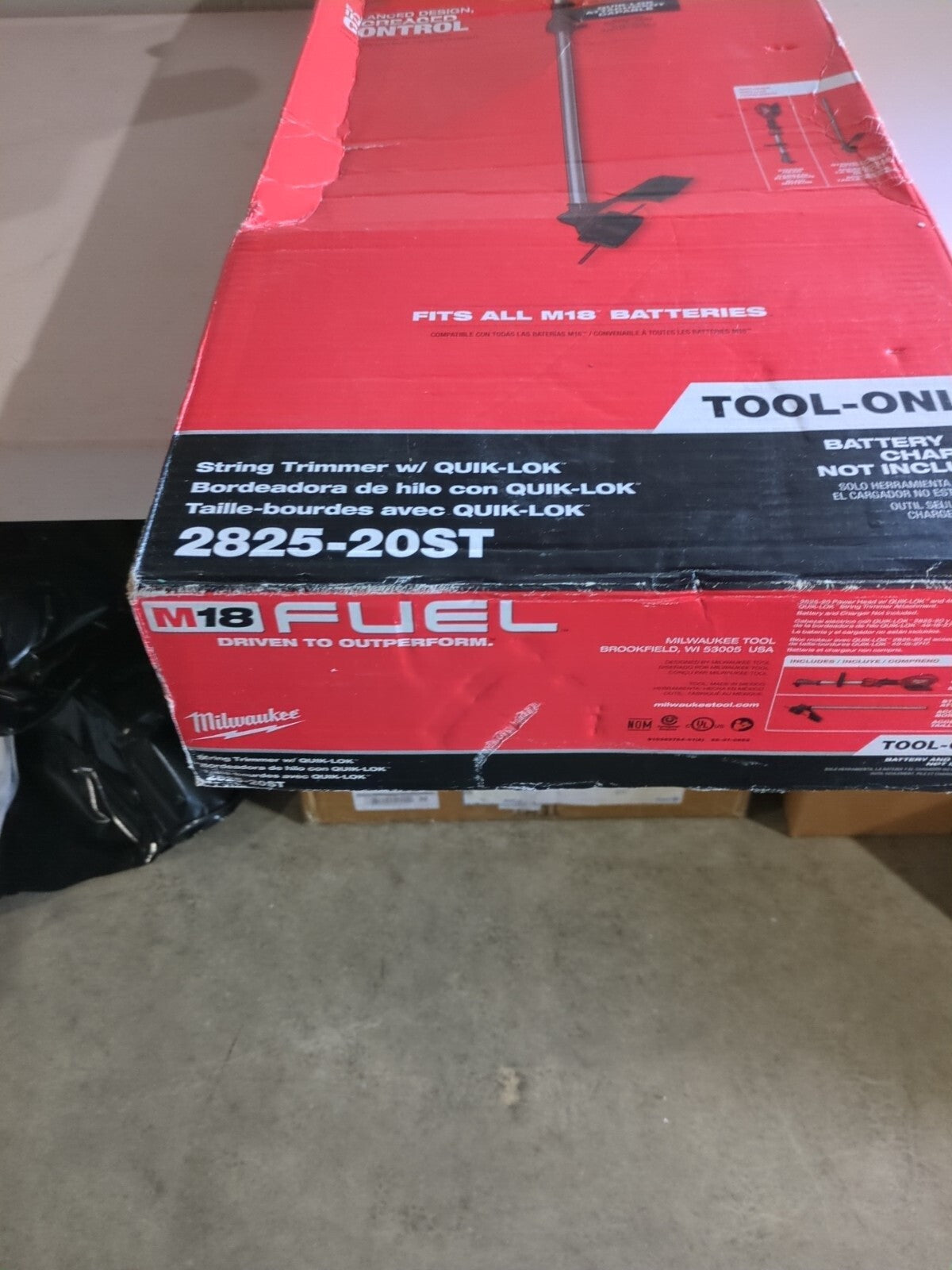 Milwaukee 2825-20ST M18 FUEL String Trimmer - (Tool Only) Red