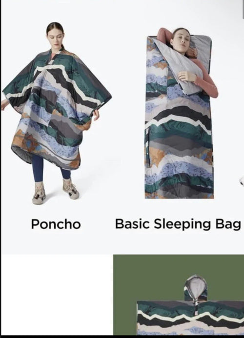Bedsure Gentle Soft Roverlay Outdoor Blanket/Hoodie/sleeping bag