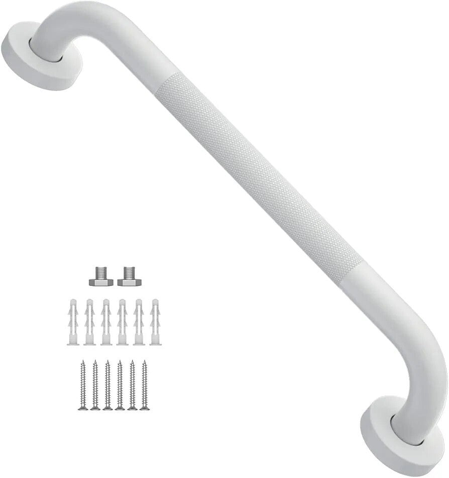 Shower Grab Bar 20 Inch anti Slip Oil Rubbed White, Bathroom Grab