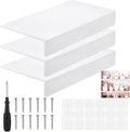 Wood Wire Shelf Covers, 3 Sets (6 Pieces) — 33x16 in Rack