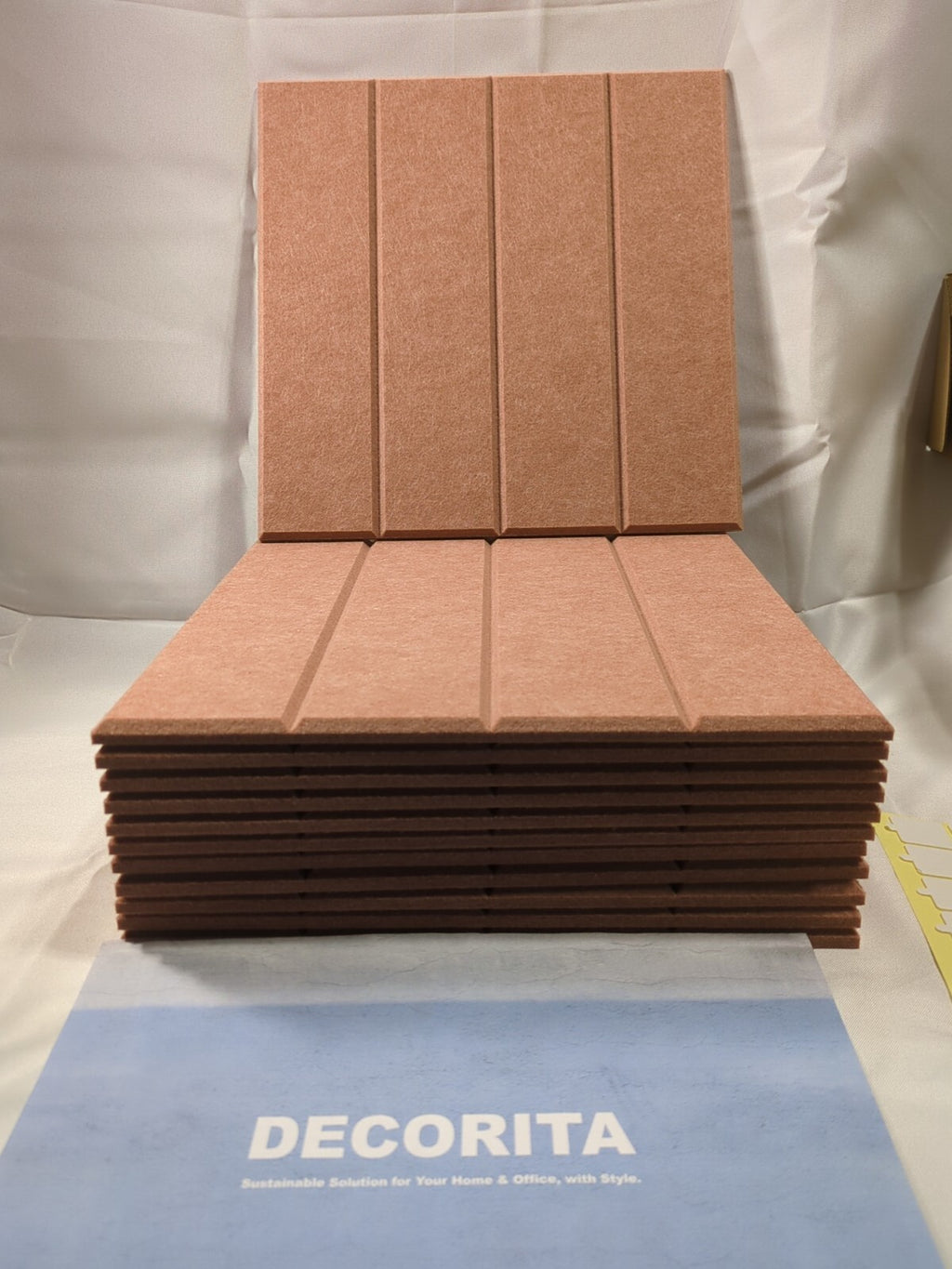 12 Pack Felt Quilting Design Wall Panels 11.8”x11.8” - Adhesive Quilt