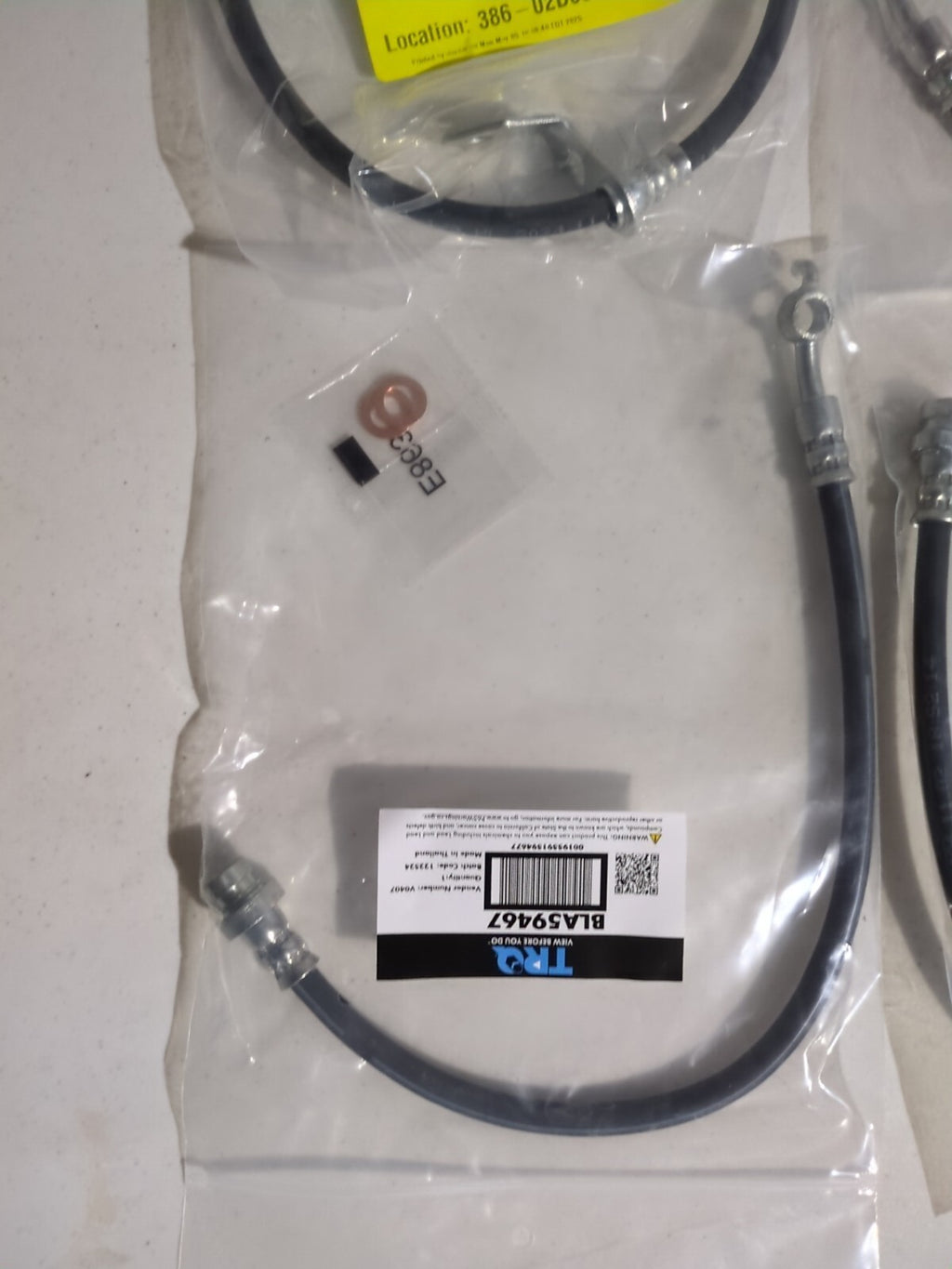 Brake Hose Set Fits 2015-2017 Hyundai Tucson TRQ Brake Hydraulic Hose
