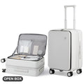 mixi 20" Expandable Carry On Luggage Hardside Spinner Suitcase TSA