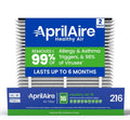 DENGESON 216 AprilAire replacement furnace air filter 2 pack 20x25x4