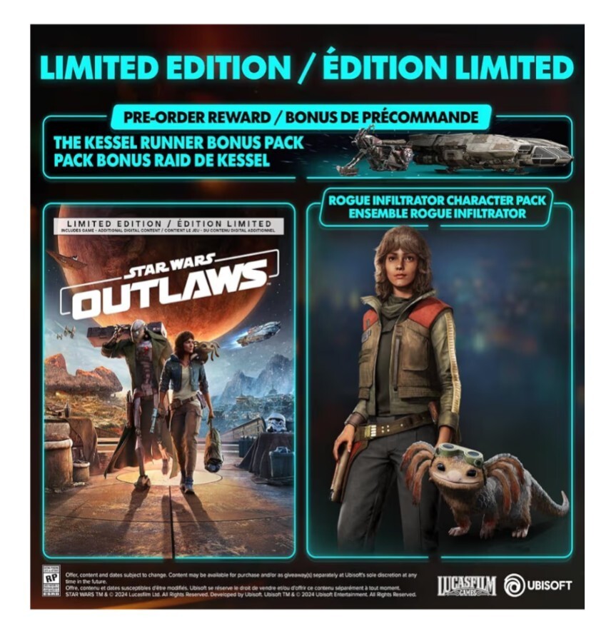 Star Wars Outlaws Limited Edition- Sony PlayStation 5 New