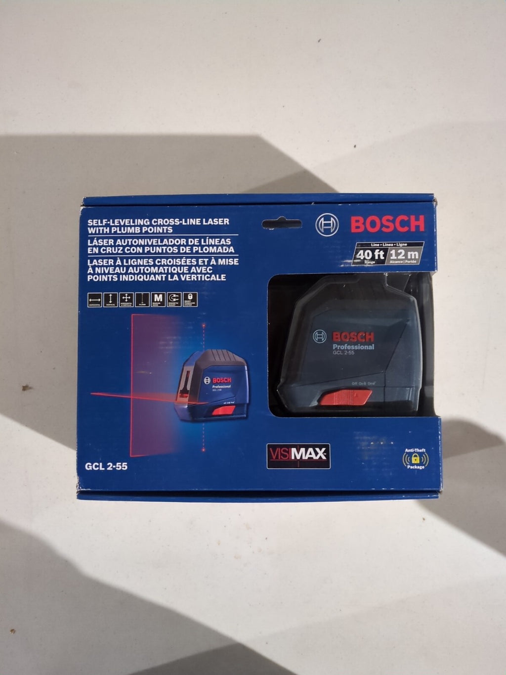 Brand New Bosch GCL 2-55 Cross Line Laser Cross-Line Laser Level