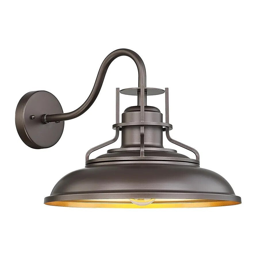 Gooseneck Barn Light 18" ORB- Outdoor/Indoor Waterproof Wall Sconce