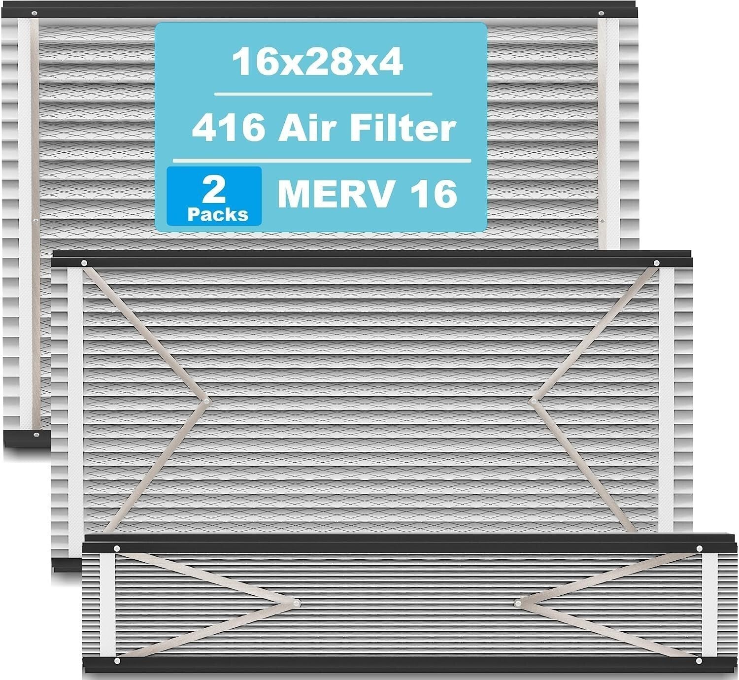 DENGESON 416 AprilAire replacement whole house air filter 2 pack