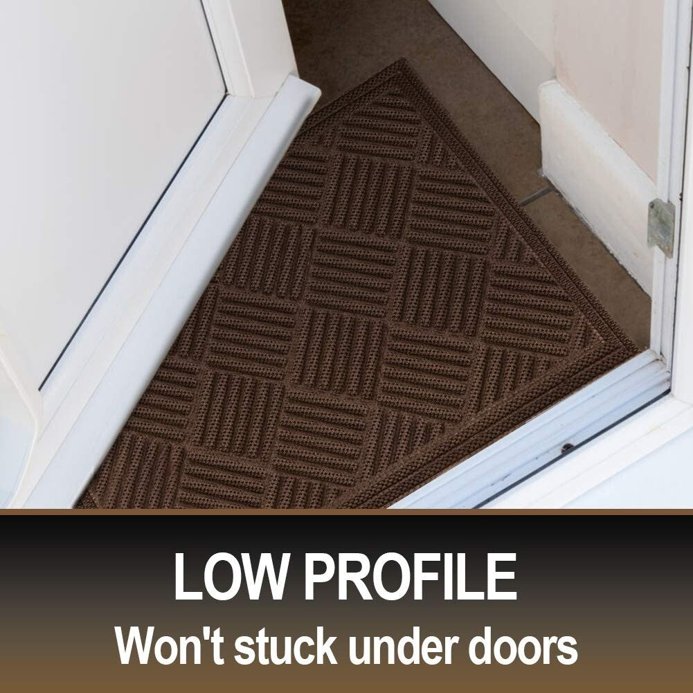 Mibao Front Door Mat Outdoor Indoor Non-Slip Waterproof Doormat