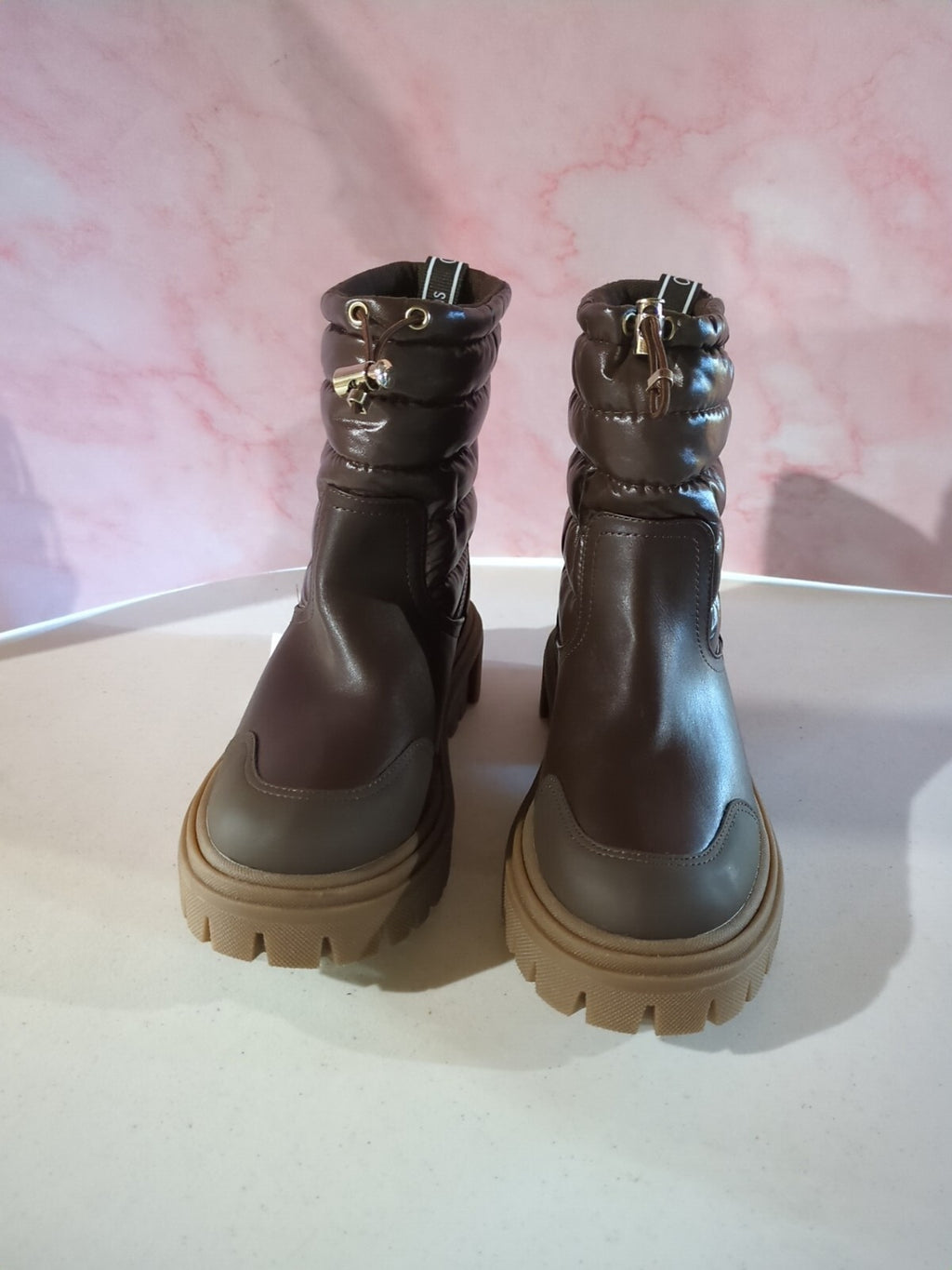 Calvin Klein Women's Relika Ankle Boot Size 7 M Does not apply Brown