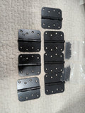 Lot Of 7 Penrod Ball Bearing Hinges 4" - 5/8" Radius