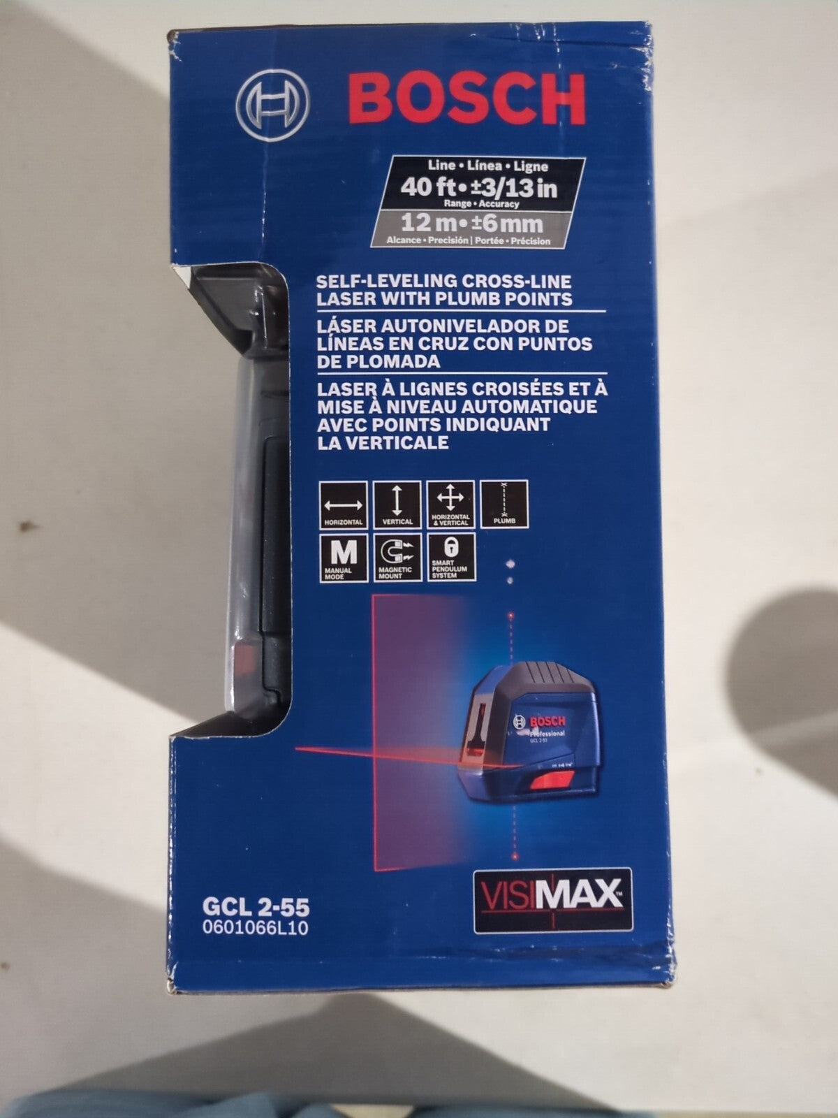 Brand New Bosch GCL 2-55 Cross Line Laser Cross-Line Laser Level