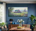 Acocifi Farmhouse Barn Cow Wall Art Canvas 40x20 Textured Gallery